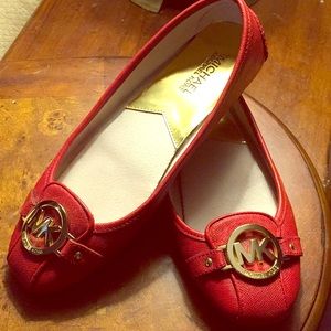 Michael Kors Leather Flats